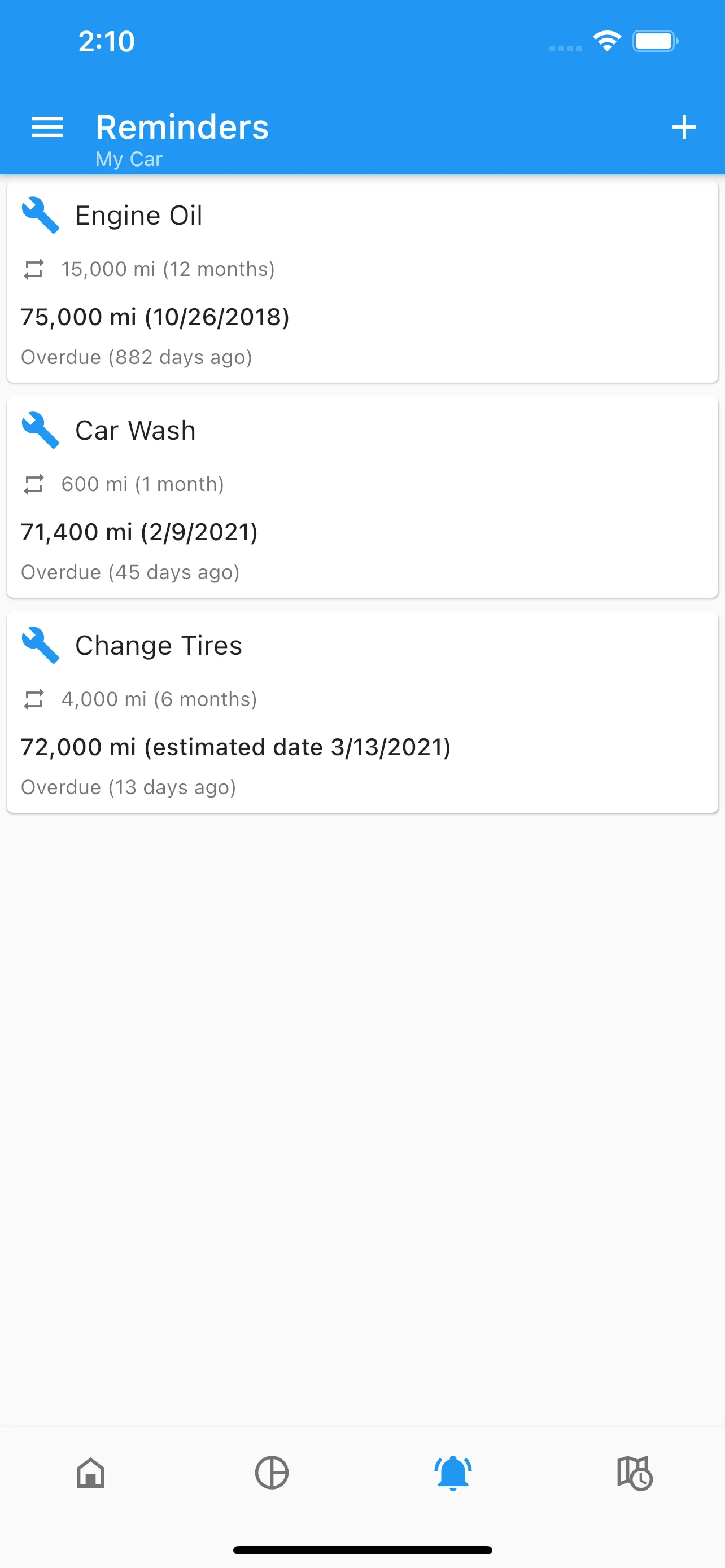 Trip logging and mileage tracking with detailed summaries