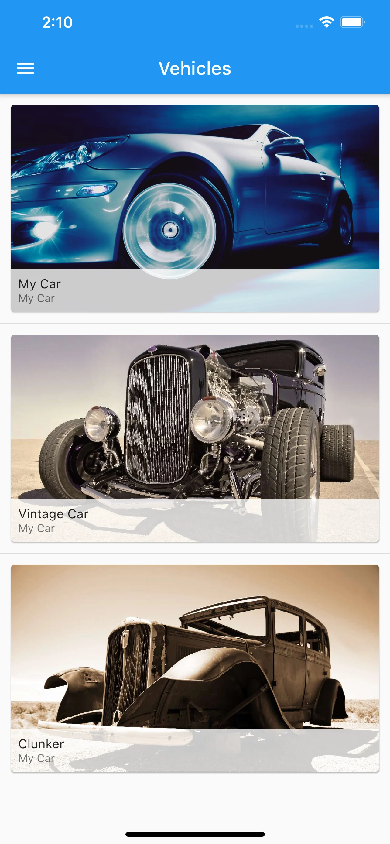 Cost analytics with charts comparing fuel, service and other expenses